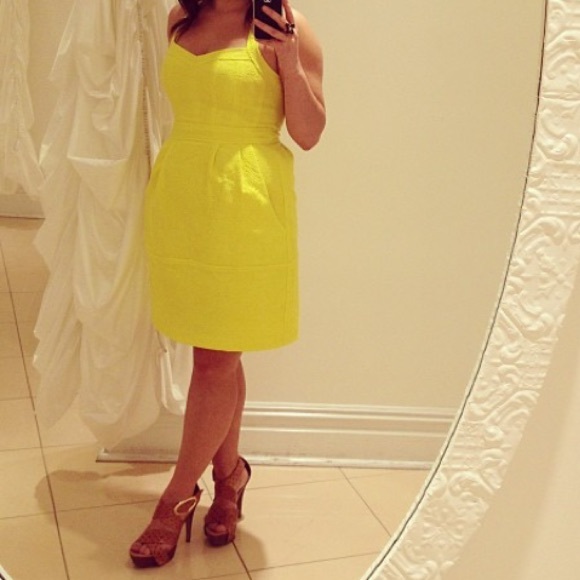 Nanette Lepore Yellow Dress - Picture 8 of 8